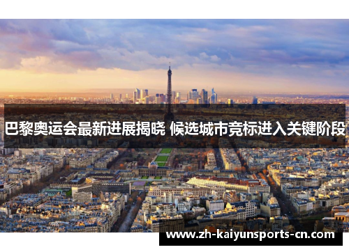 巴黎奥运会最新进展揭晓 候选城市竞标进入关键阶段